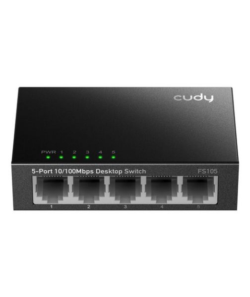 CUDY 5-Port 10/100 Mbps Metal Switch resmi